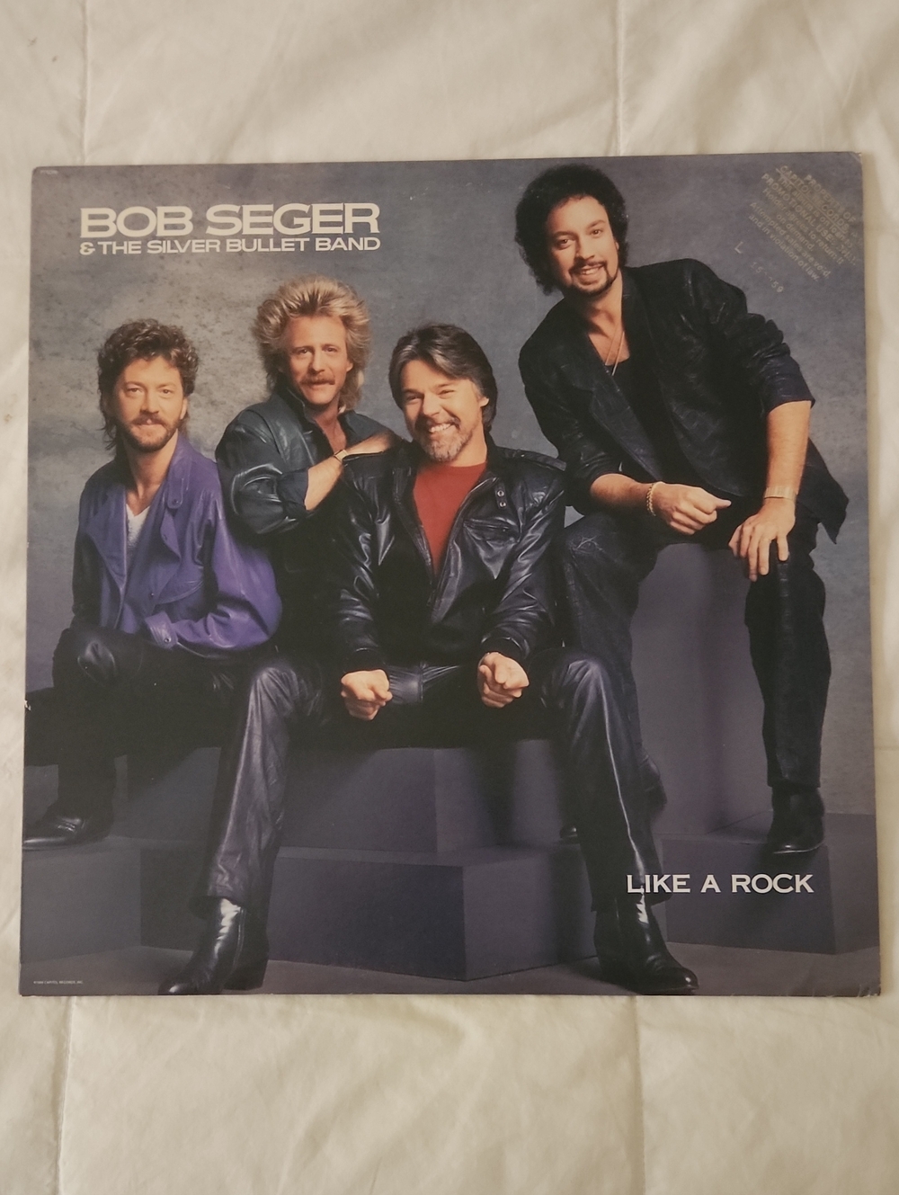 Bob Seger & The Silver Bullet Band - Like A Rock Vinyl Album - DJ COPY UNPLAYED!